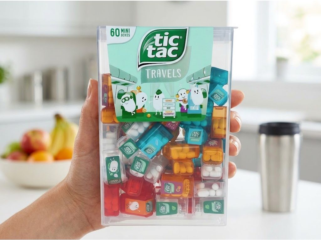 Tic Tac Maxi Pack 228g - praktické mini balení do ruky
