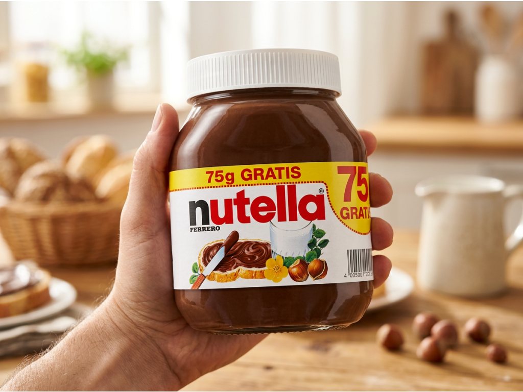 Ferrero Nutella 825g - velké rodinné balení