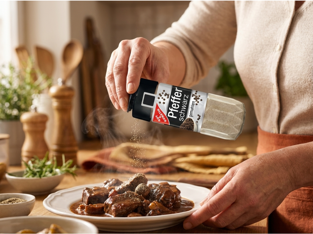 G&G Pepř černý mletý 50 g - při vaření
