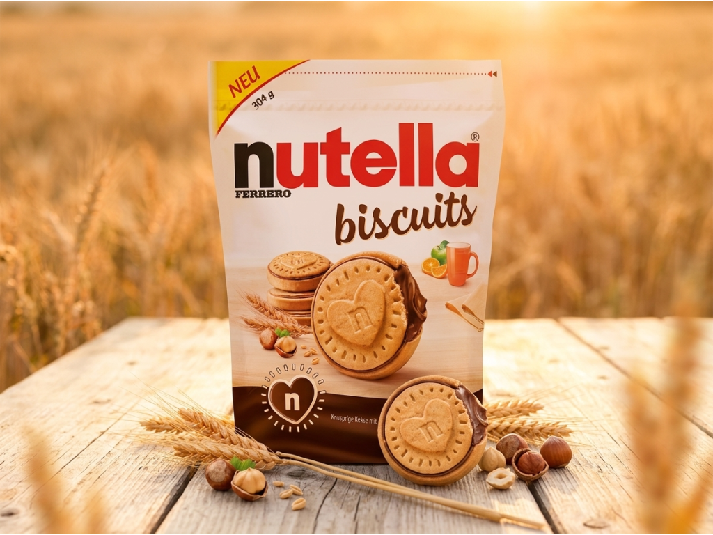 Nutella Biscuits 304g v přírodním prostředí
