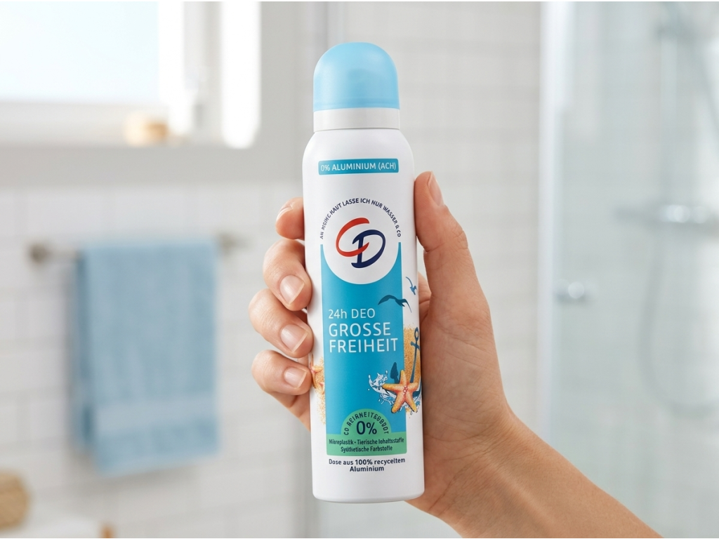 CD deodorant Velká svoboda - praktický sprej do ruky