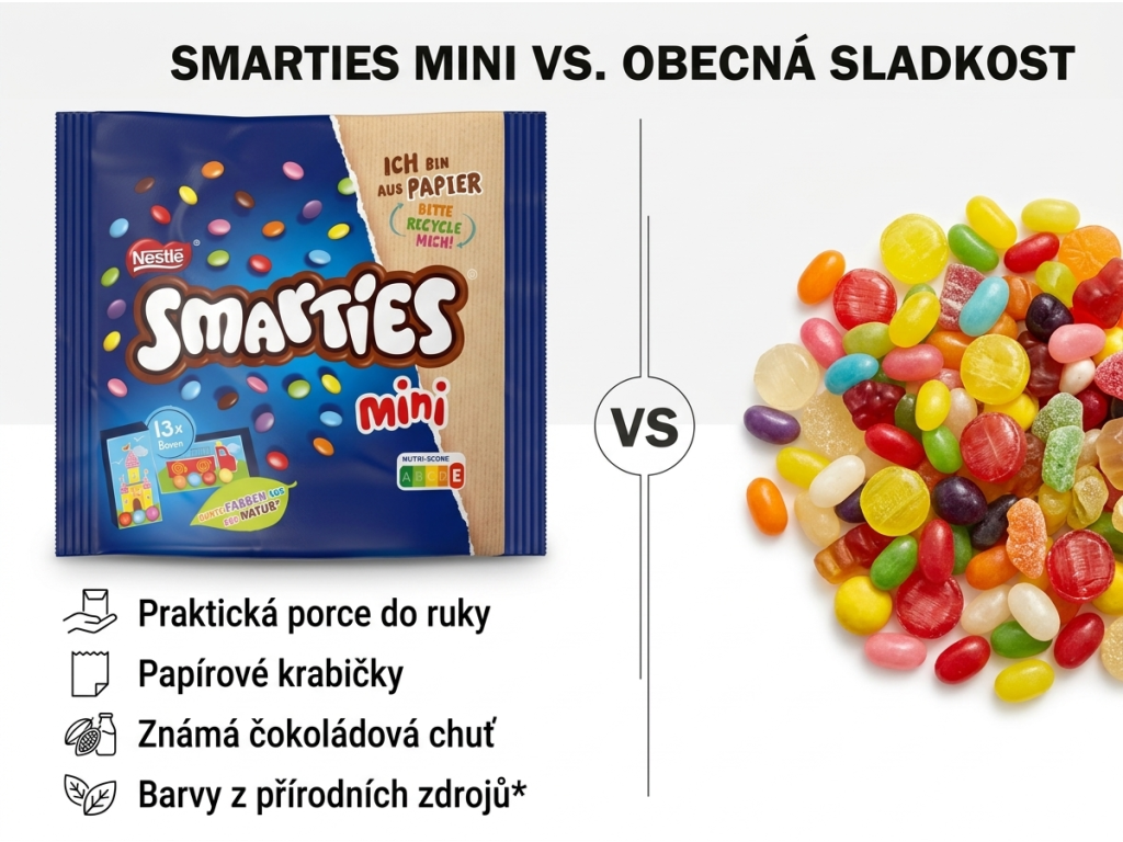 Srovnání Smarties mini
