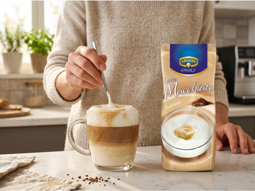 Krüger Latte Macchiato Classico - příprava nápoje