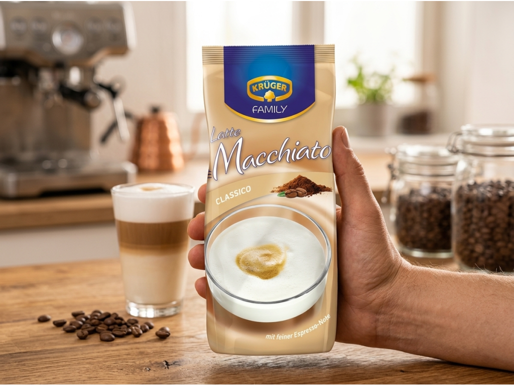 Krüger Latte Macchiato Classico - balení v ruce
