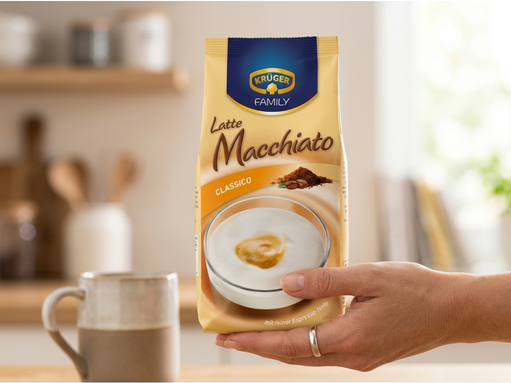 Krüger Latte Macchiato Classico - balení v ruce