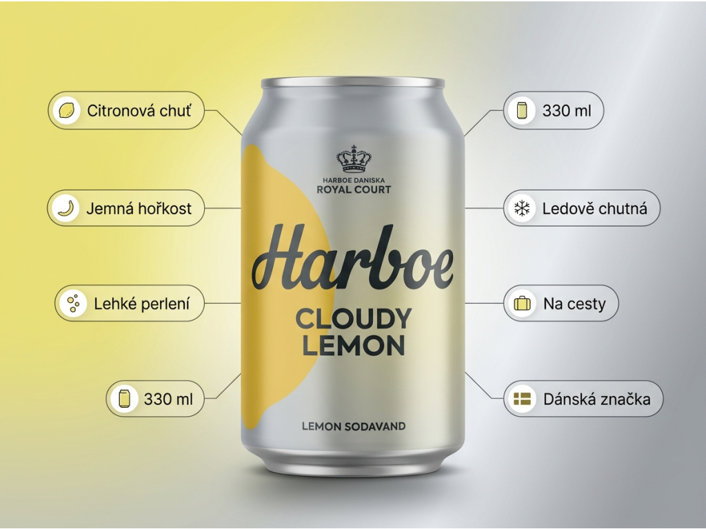 Harboe Cloudy Lemon 330 ml - hlavní benefity