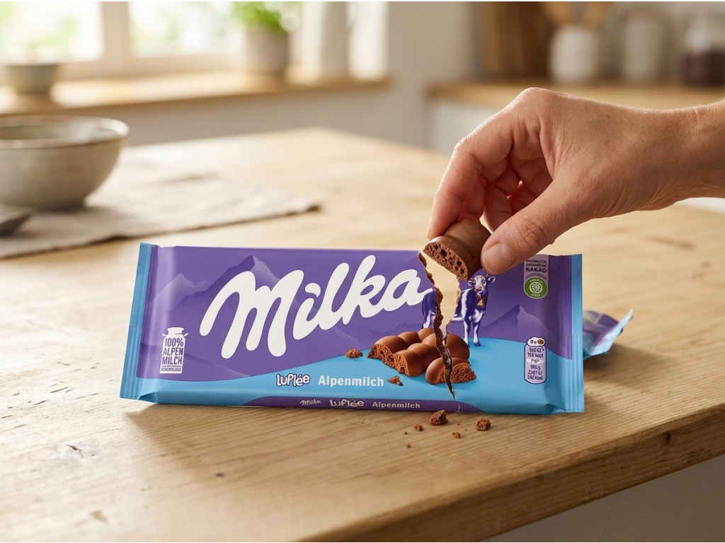 Milka Luflée při ochutnání