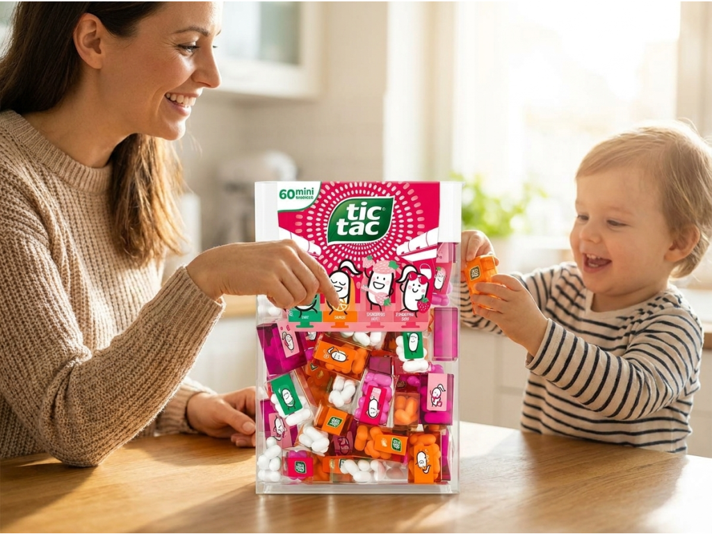 Tic Tac Jahoda Mix Maxi Pack 228g při používání v rodině