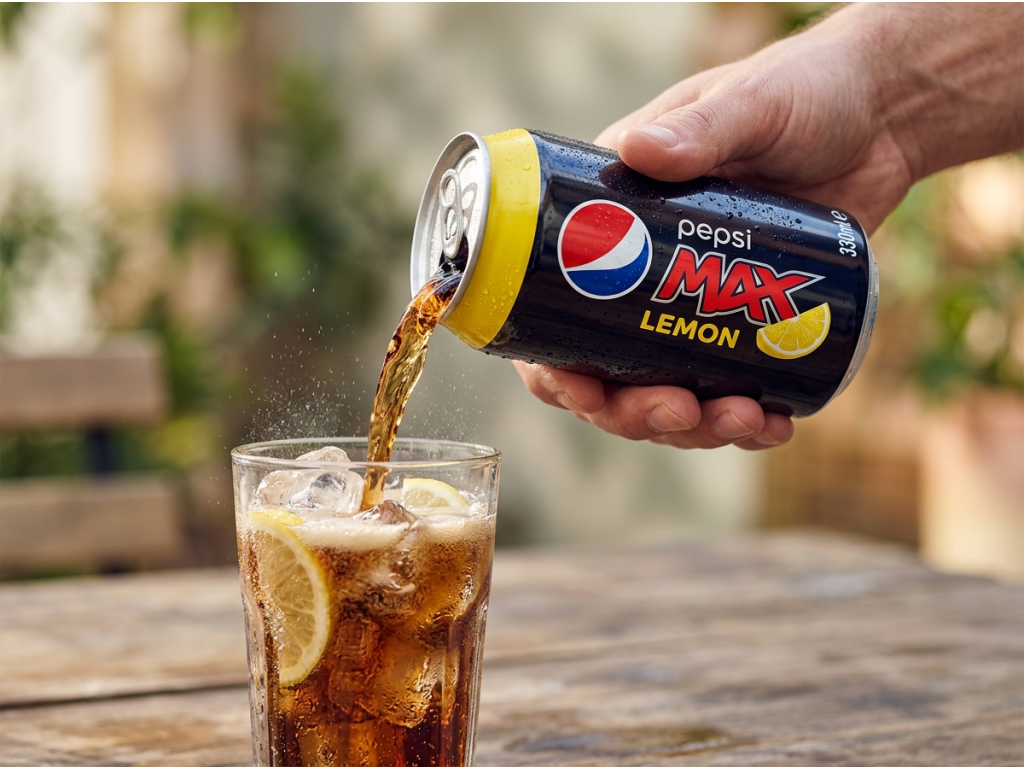 Pepsi Max Lemon nalévání