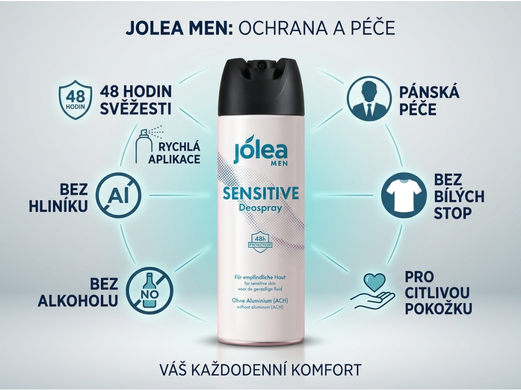 Jolea Men Sensitive – přehled hlavních výhod