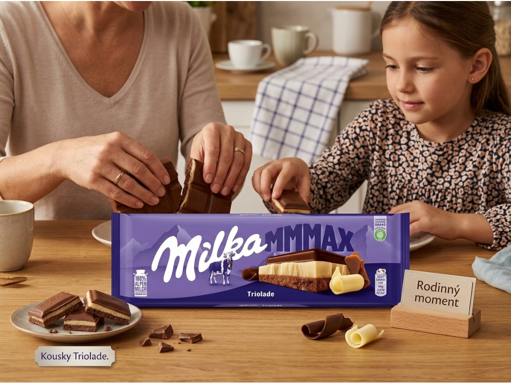 Milka Mmmax Triolade 280 g - sdílení