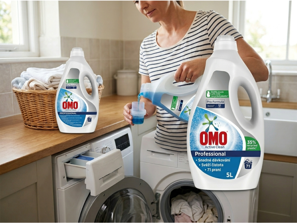 Omo Professional Active Clean - snadné dávkování