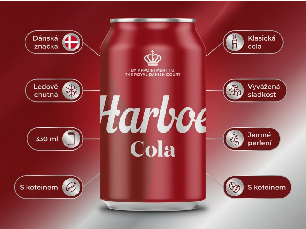 Harboe Cola 330 ml - hlavní benefity