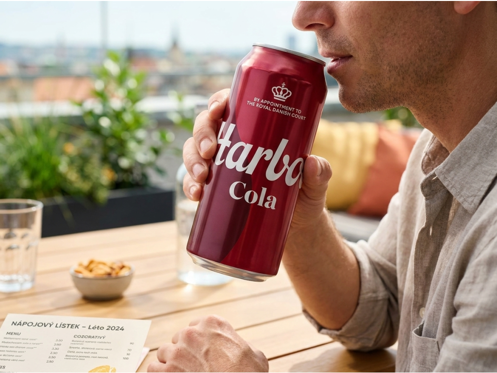 Harboe Cola 330 ml - aktivní použití