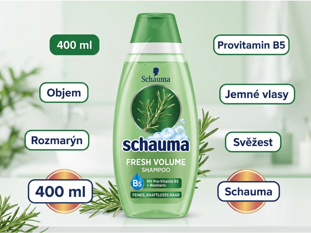 Schauma Fresh Volume - přehled výhod