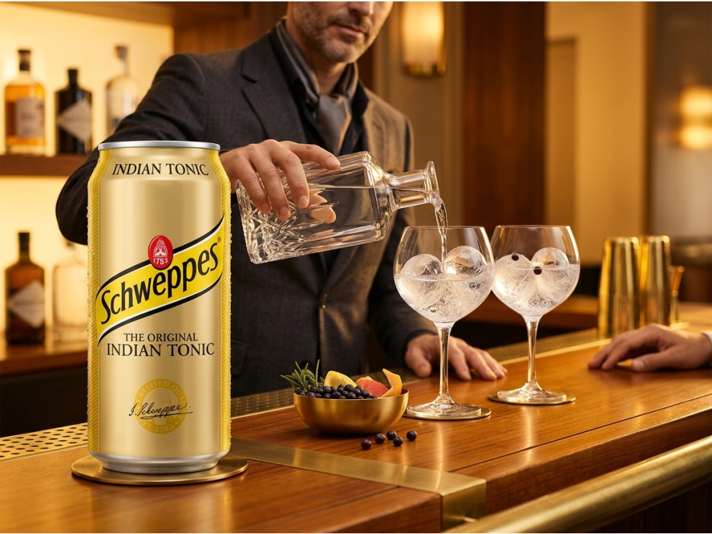 Schweppes Indian Tonic 330 ml - použití v drinku