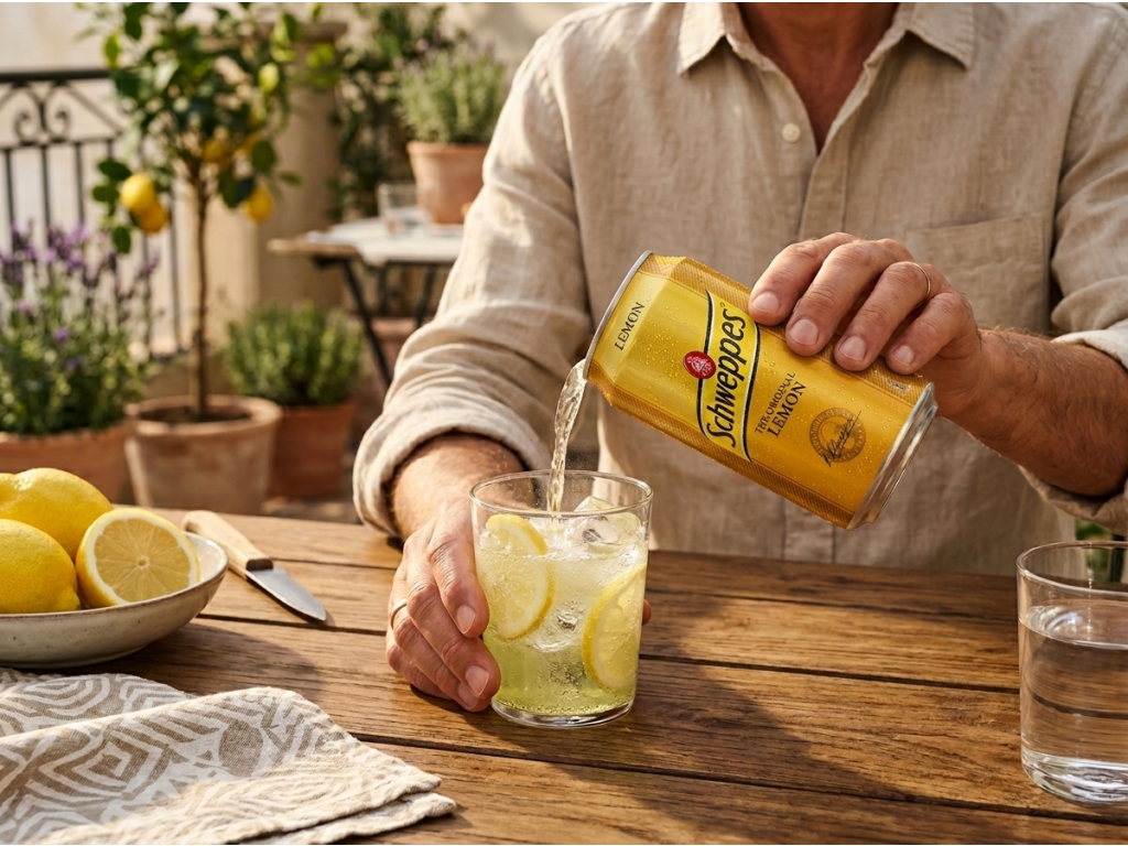 Schweppes The Original Lemon použití