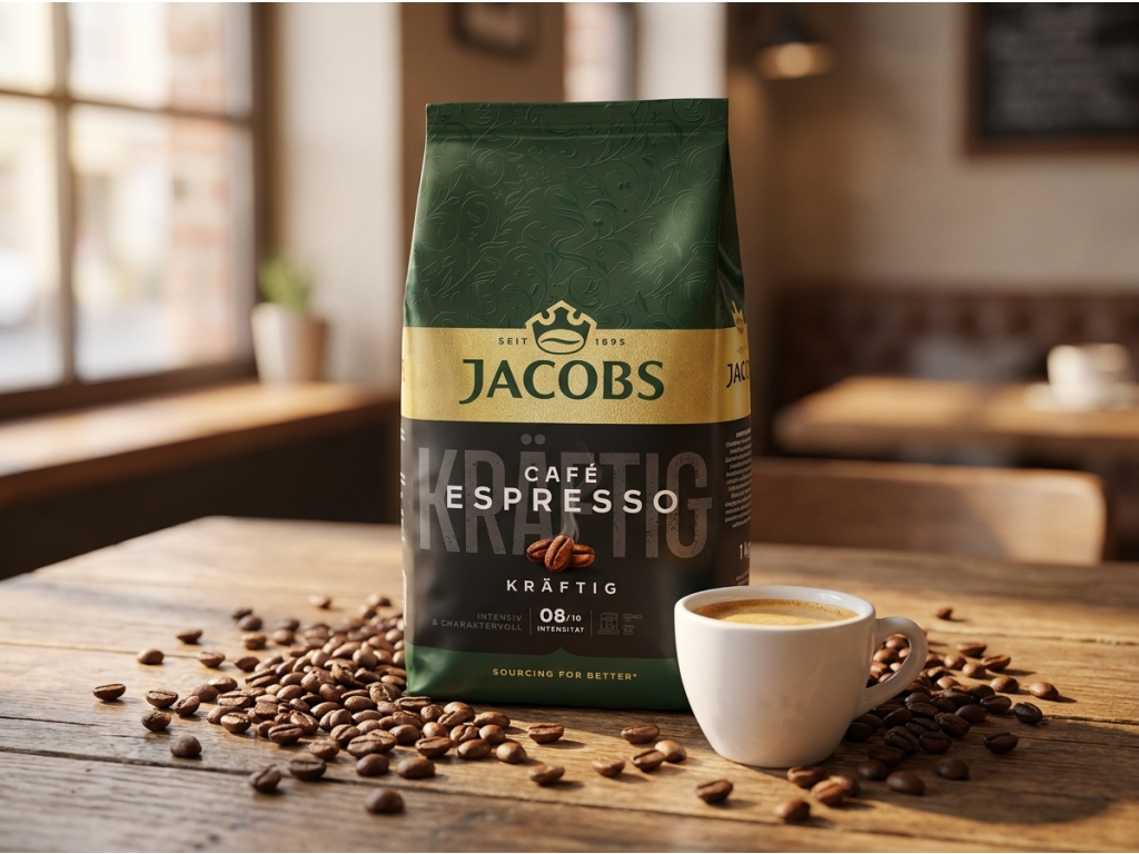 Jacobs Espresso 1 kg - kávový rituál