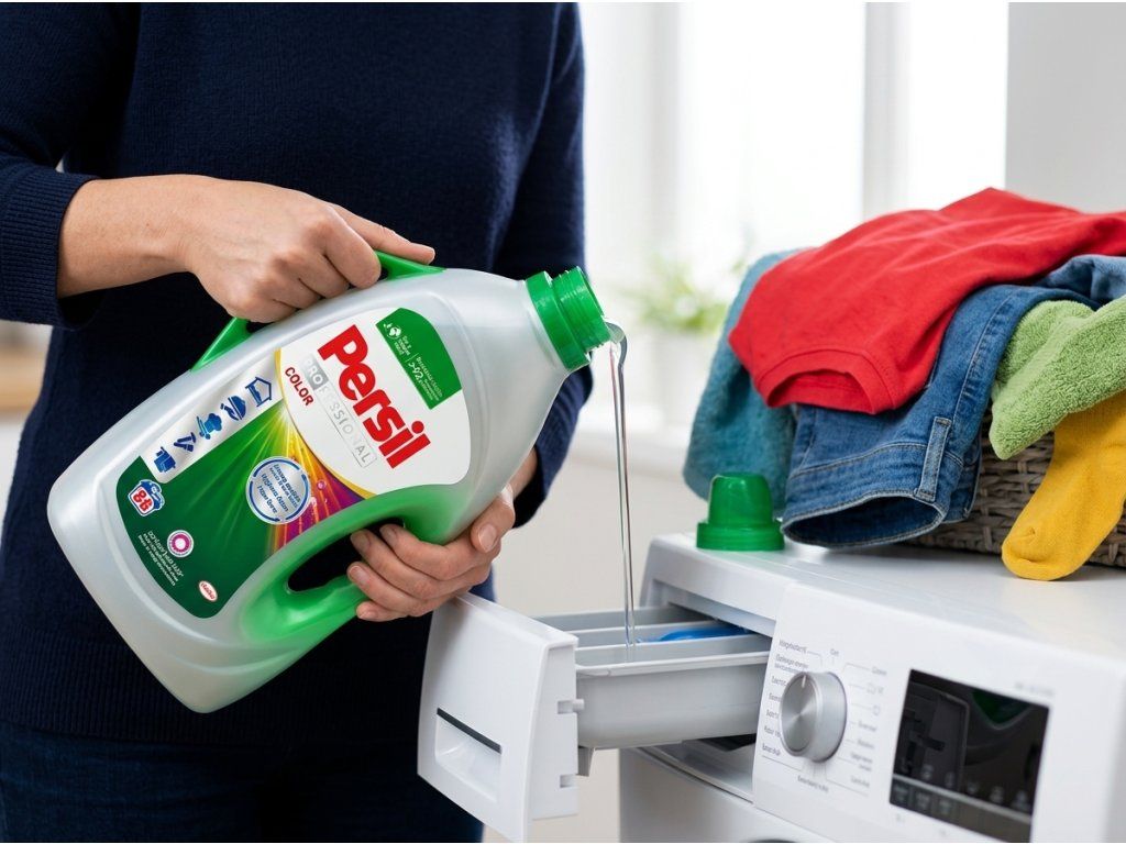 Persil Professional Color prací gel při použití