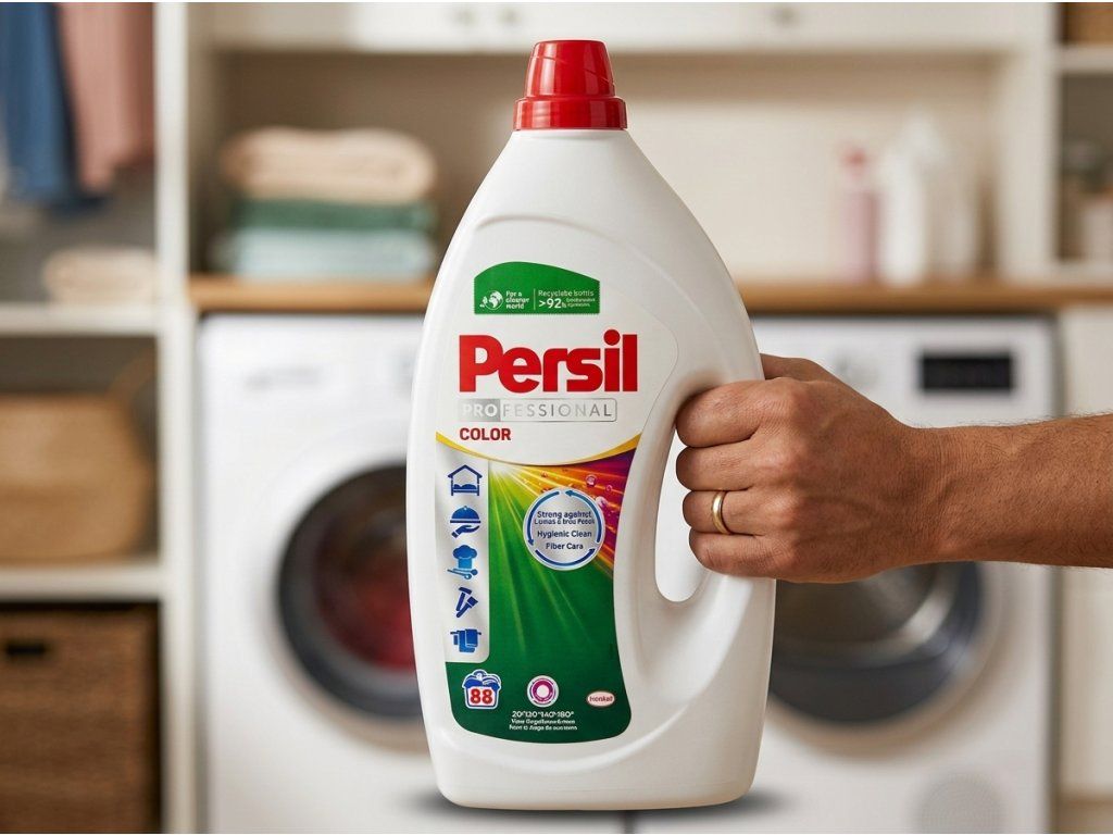 Persil Professional Color prací gel v ruce