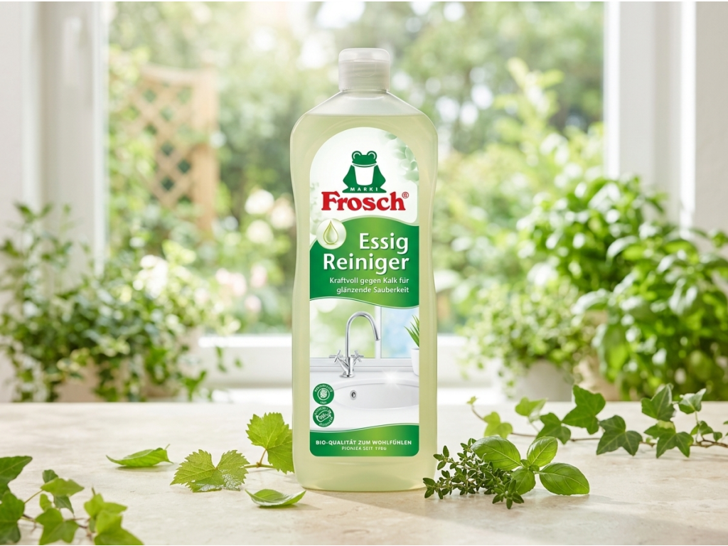 Frosch Octový čistič 1000 ml v přírodním prostředí