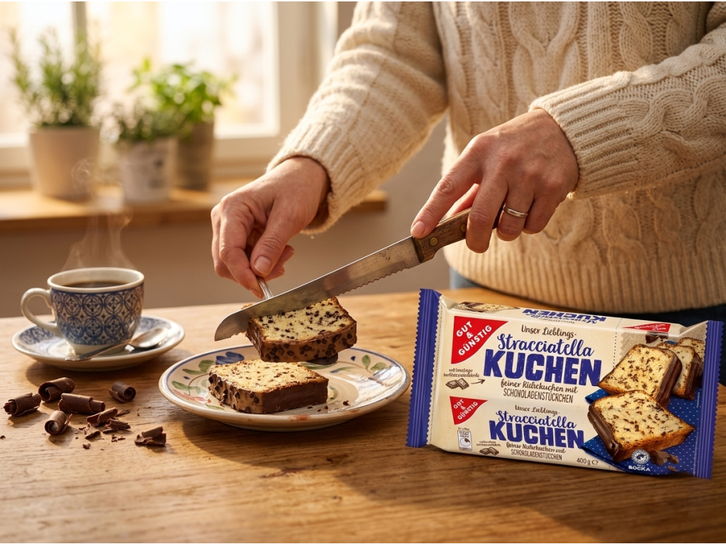 Servírování G&G Stracciatella bábovky