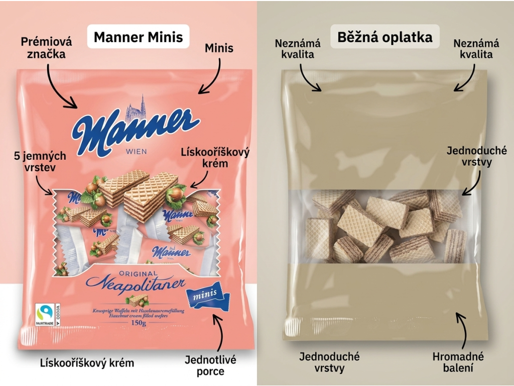 Srovnání Manner Minis