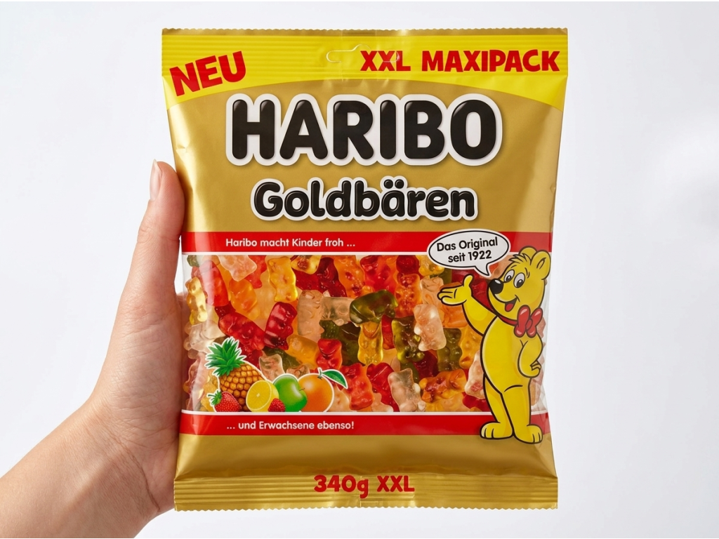 Haribo Goldbären 340 g v ruce