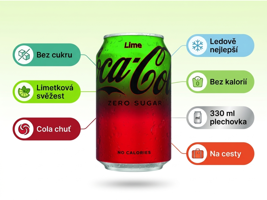 Coca Cola Zero Lime - hlavní benefity