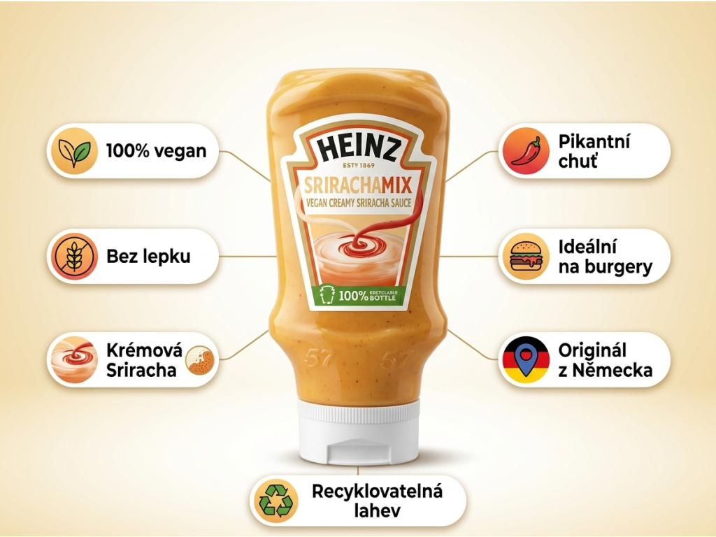 Heinz Sriracha Mix - přehled výhod