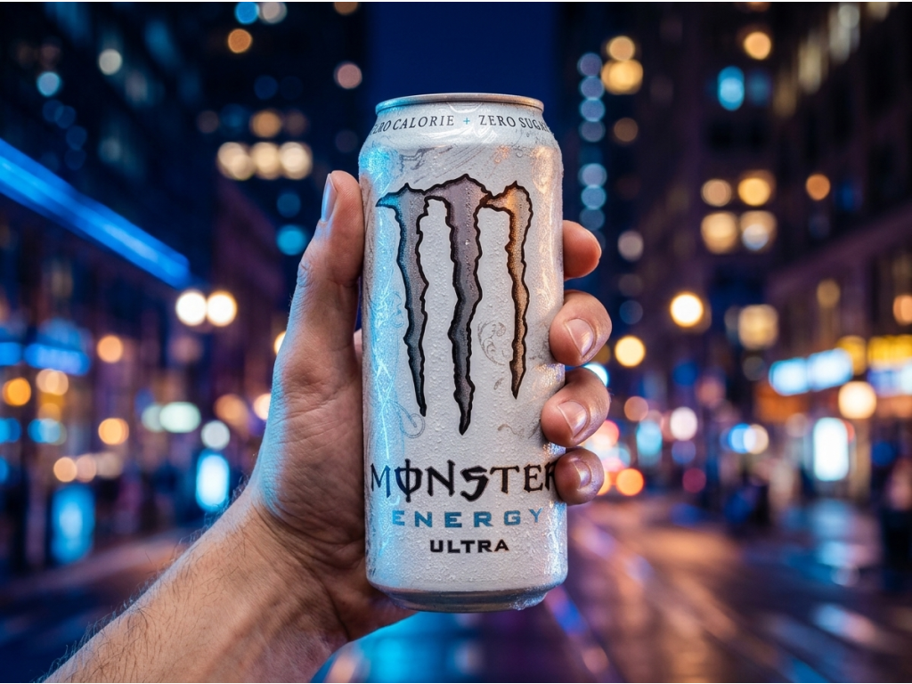 Monster Ultra Zero v ruce