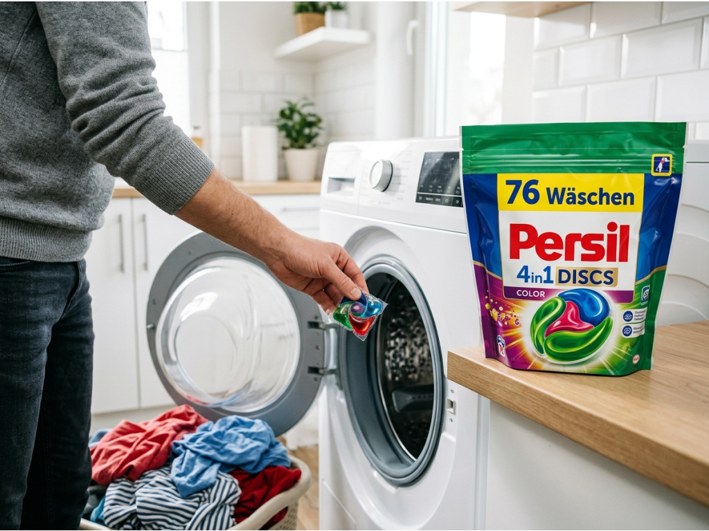Použití kapslí Persil Color 4v1