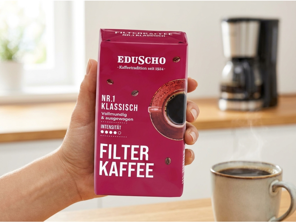 Eduscho Nr. 1 500 g v ruce
