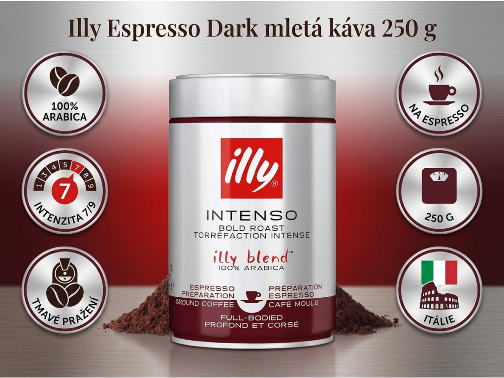Illy Espresso Dark - hlavní výhody