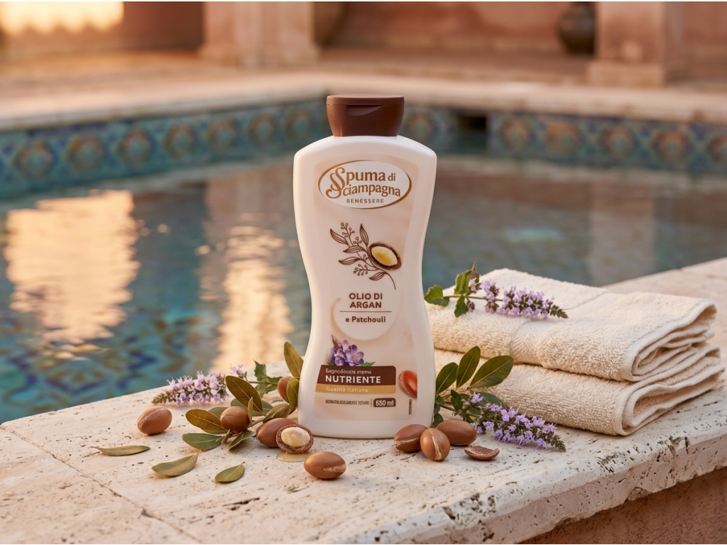 Spuma di Sciampagna Olio di Argan e Patchouli - srovnání