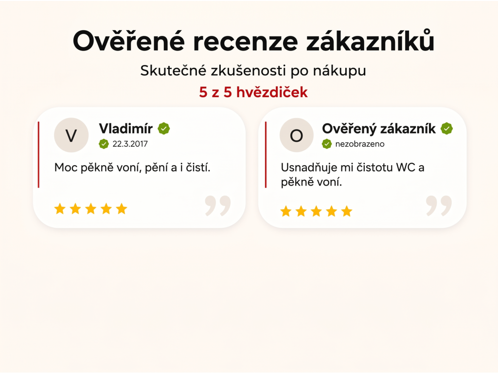Ověřené recenze zákazníků - Ambi Pur tekutý WC blok Lavender & Rosemary 55 ml