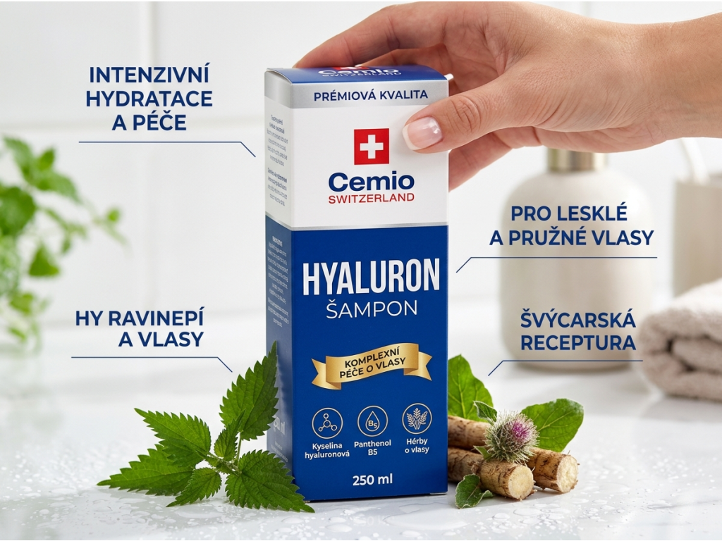 Cemio Hyaluron šampon 250 ml - balení v ruce