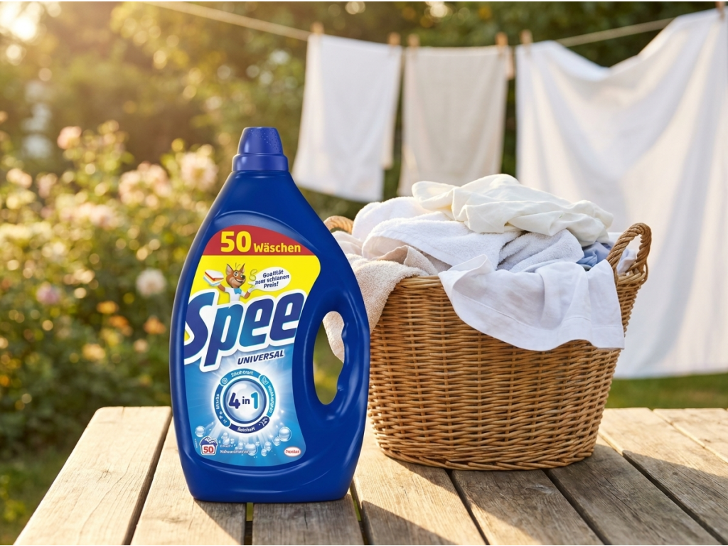 Spee Universal prací gel 4v1 v přírodním prostředí