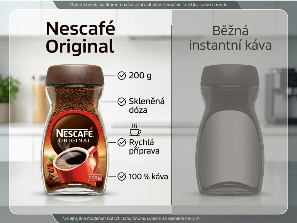 Srovnání Nescafé Original