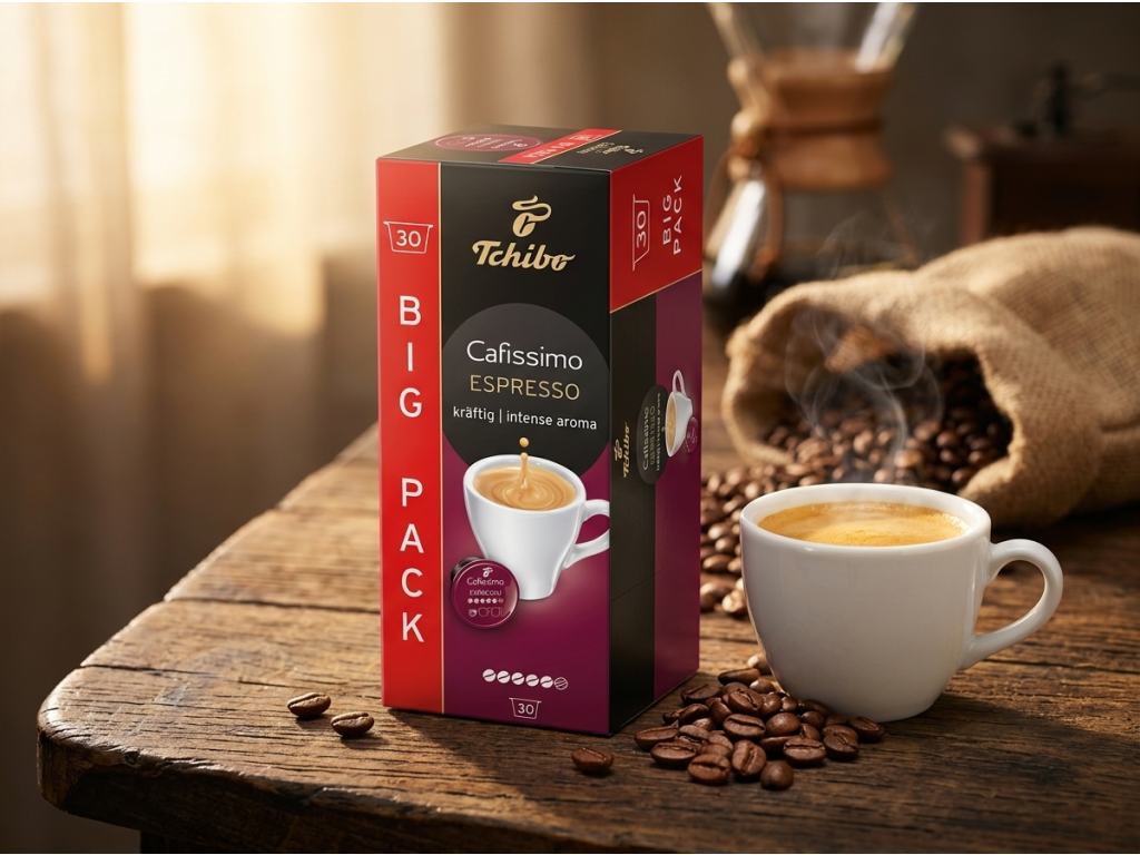 Tchibo Cafissimo Espresso silné 30 kapslí - káva v přírodním prostředí