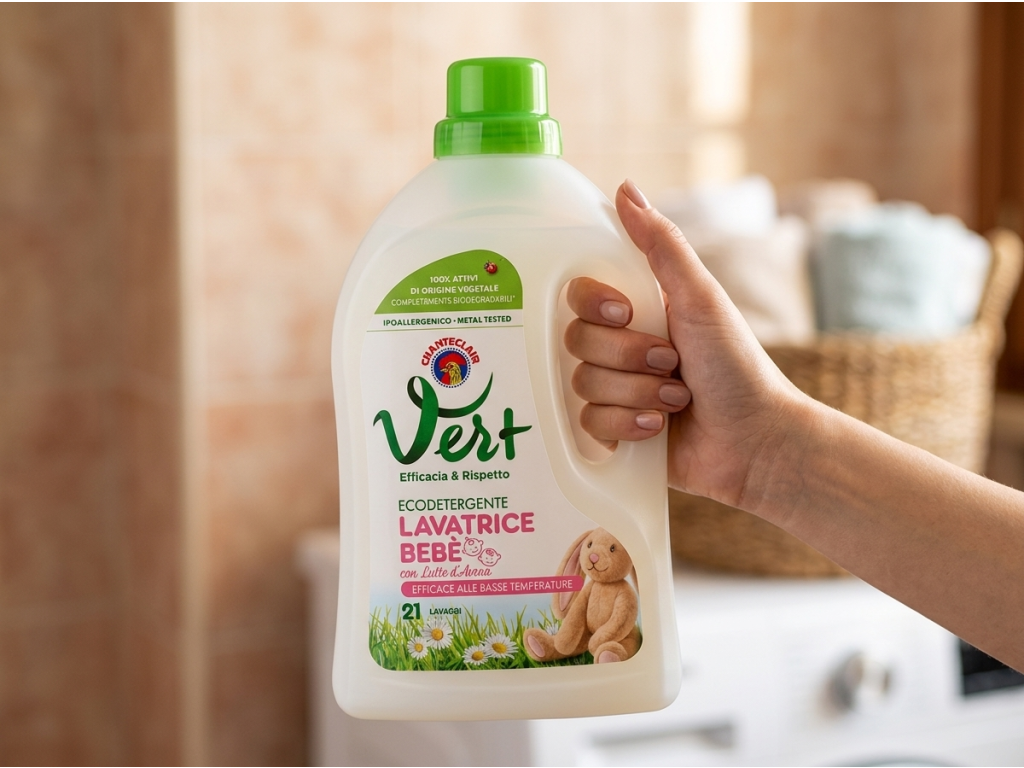 Chante Clair Vert Bebe drženy v ruce