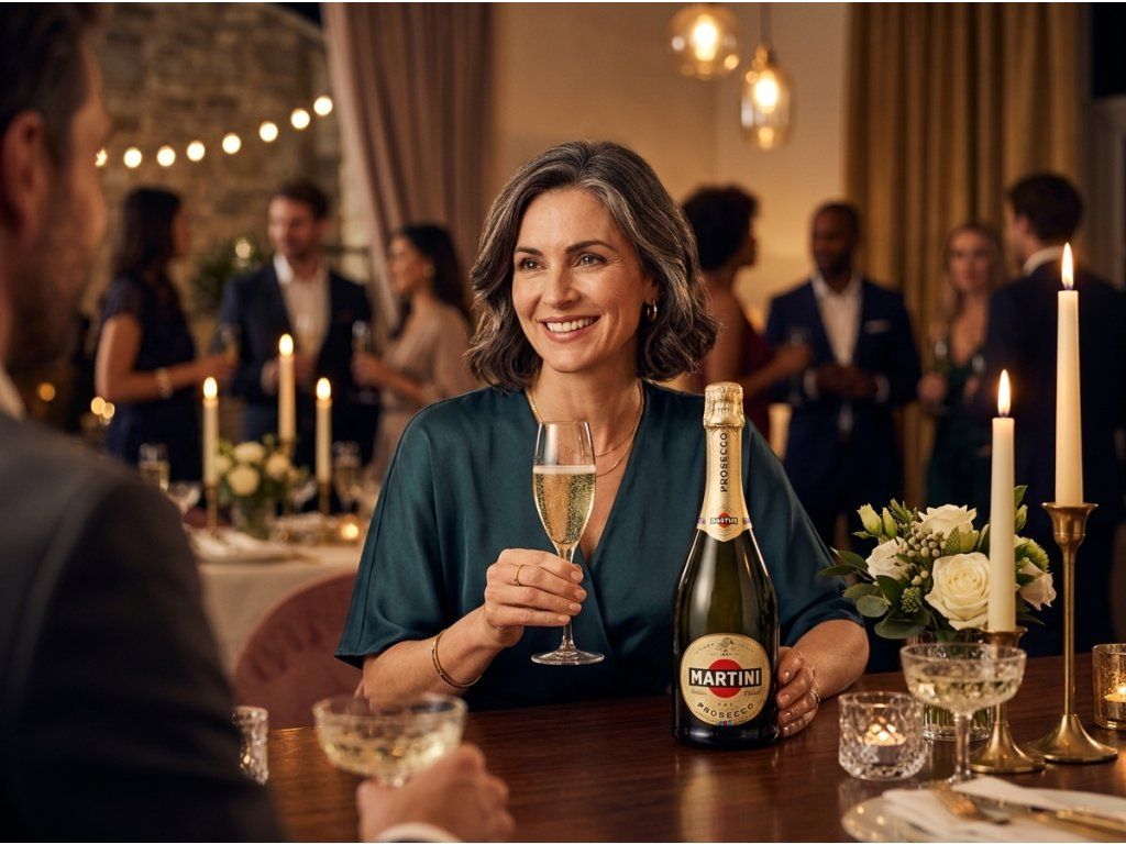 Slavnostní přípitek s Martini Prosecco