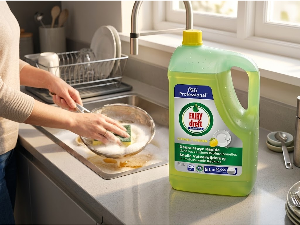 Fairy Dreft citron 5 l - aktivní použití