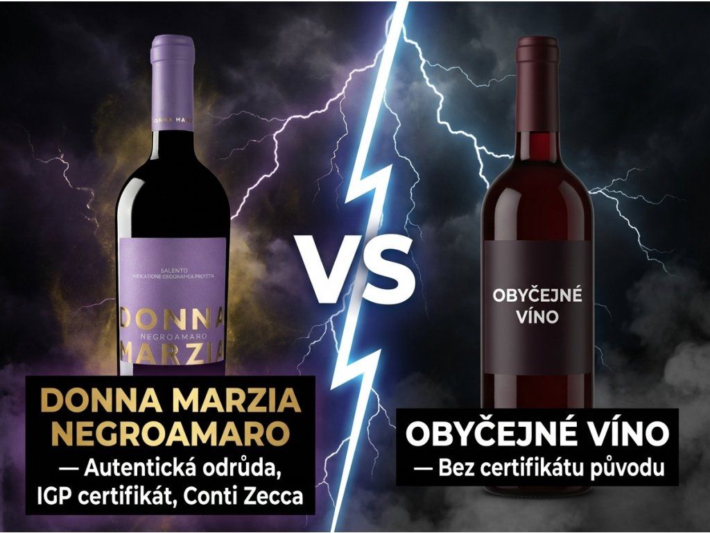 Donna Marzia Negroamaro srovnání