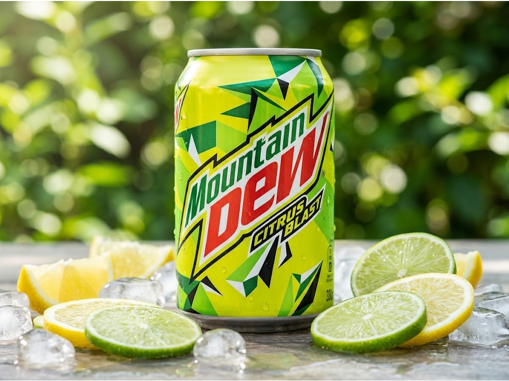 Mountain Dew Citrus Blast - letní servírování
