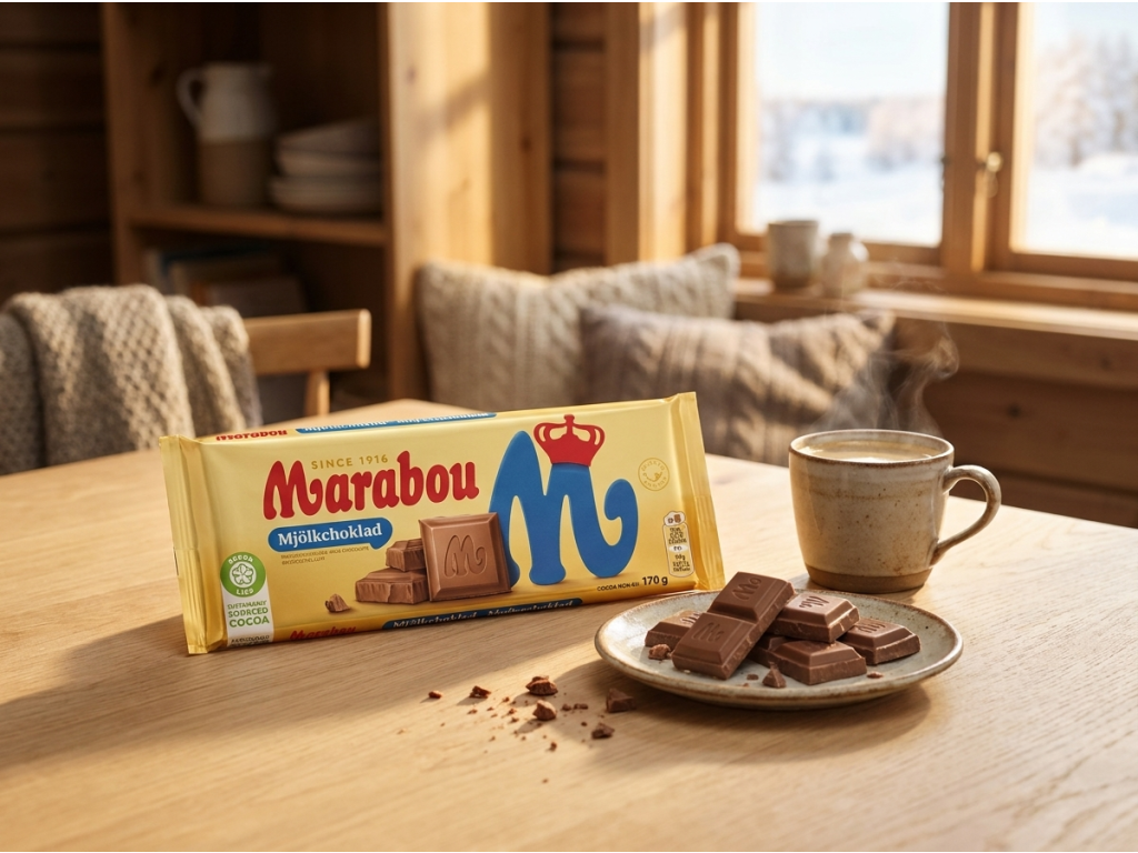 Marabou mléčná čokoláda 170 g - švédská čokoládová pohoda
