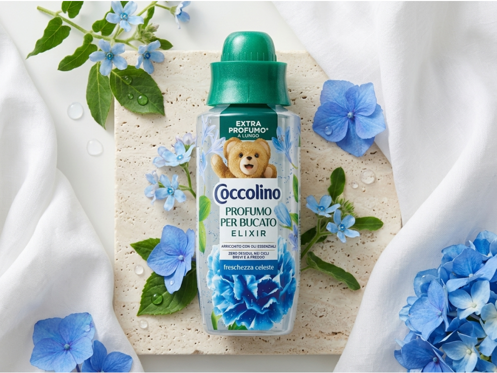 Coccolino parfém do praní Elixir Freschezza Celeste 342 ml – botanická svěžest