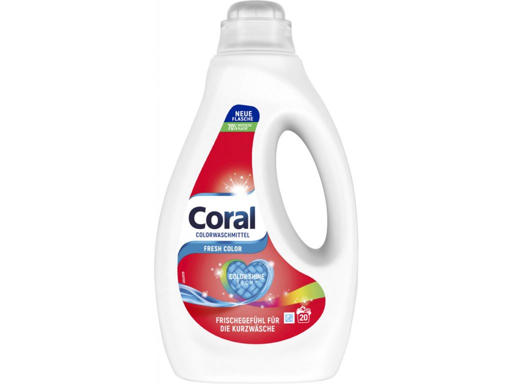 Coral Color Fresh prací gel na barevné prádlo 1l 20PD
