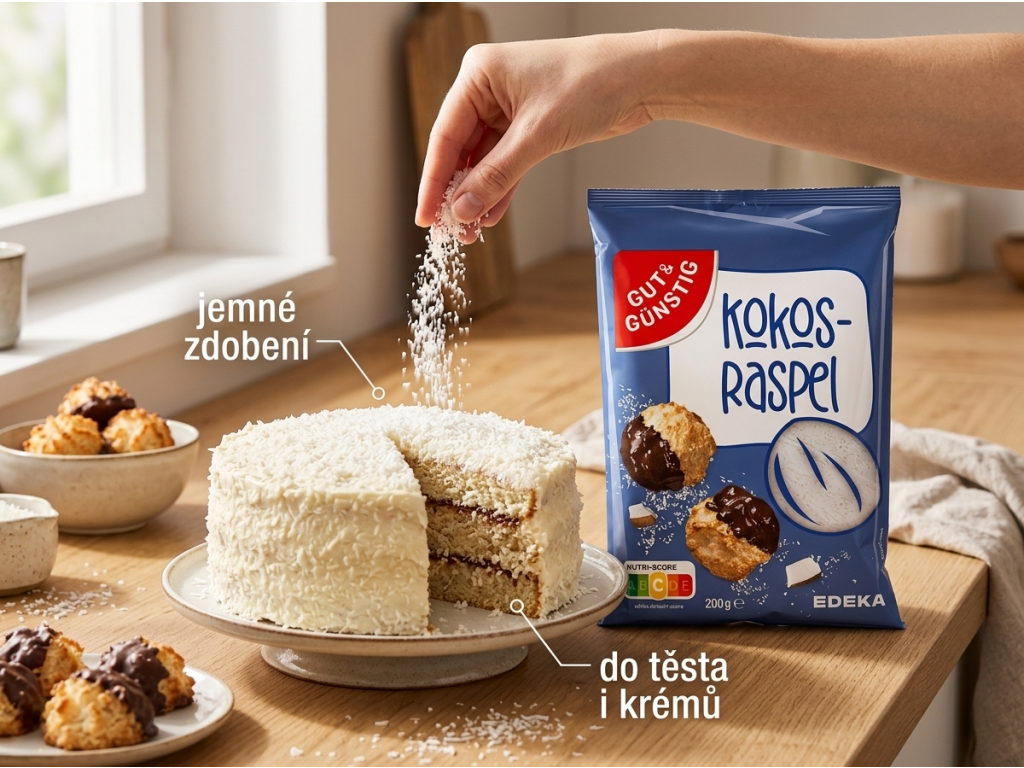 G&G strouhaný kokos na dezert
