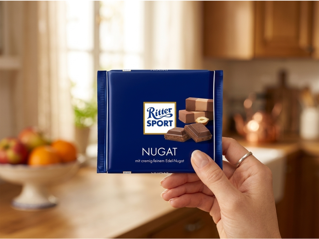 Ritter Sport Nugat 100 g v ruce